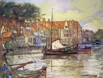 Ein Kanal in Middelburg von Nico Jungman